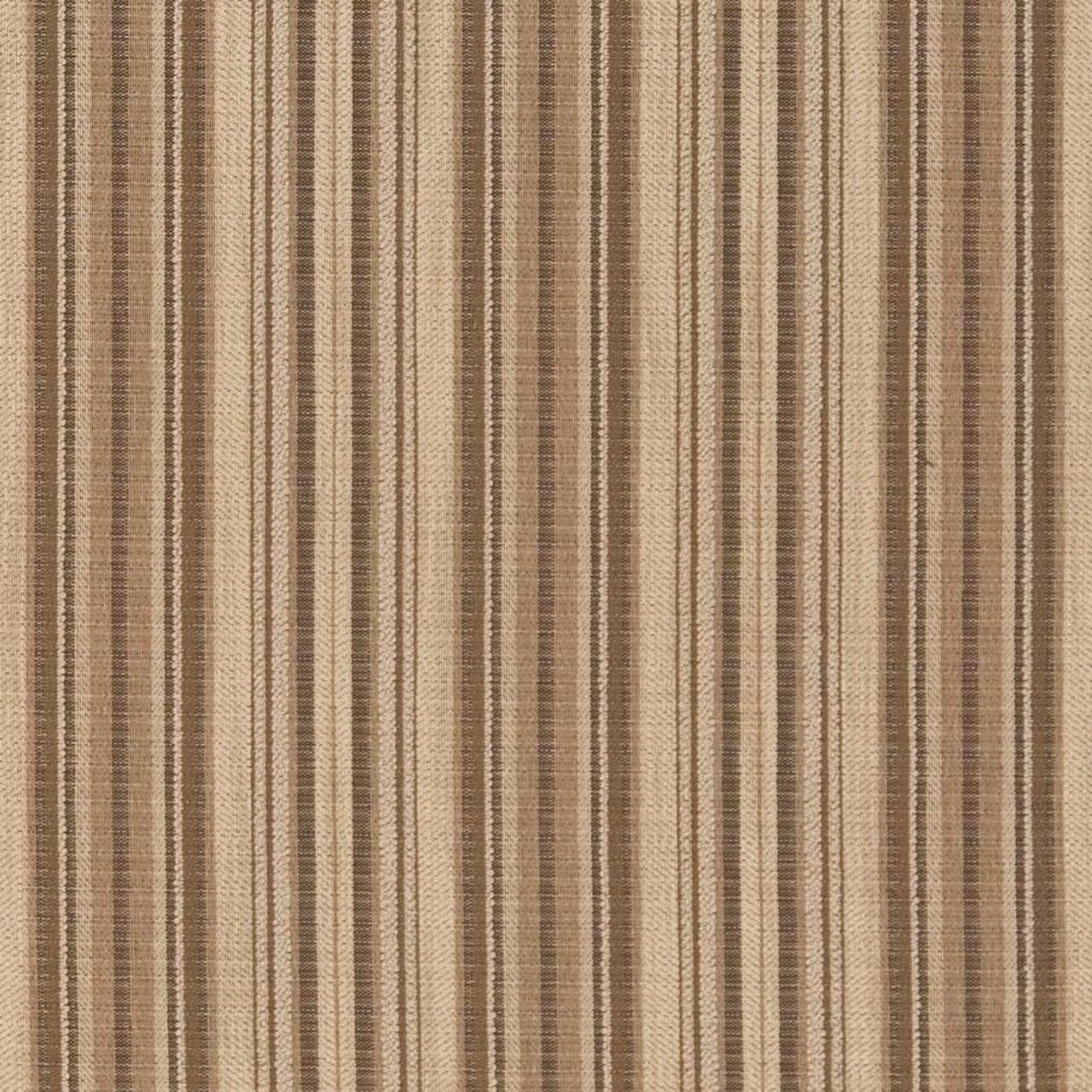 Natural Made in America Stripe Woven Pattern Upholstery Fabric by The Yard - SKU: Naples Ecru